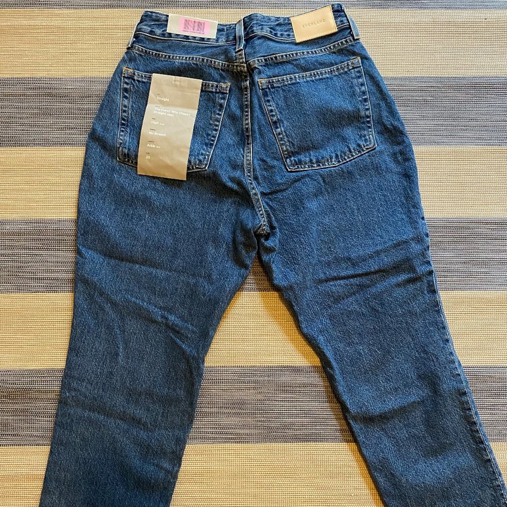 Everlane- The Curvy 90's Cheeky Straight Jean- sz 30